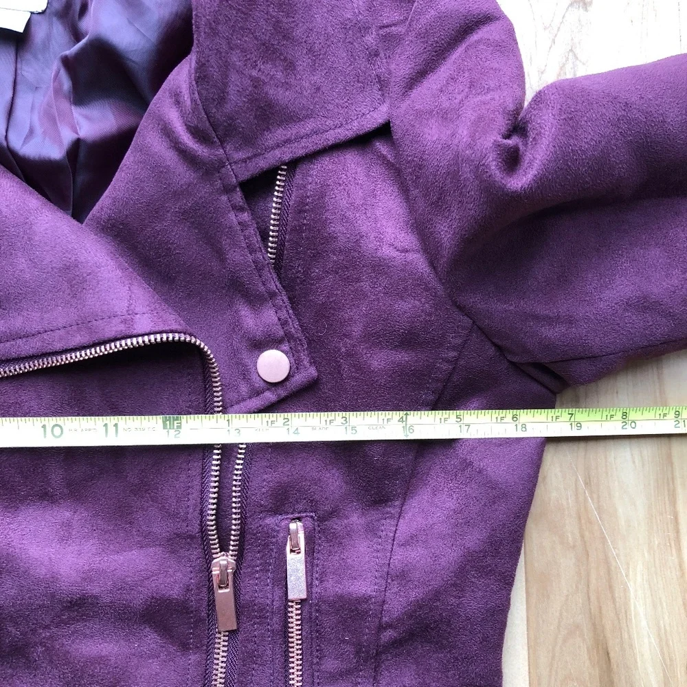 Lauren‎ Conrad Suede Moto Jacket